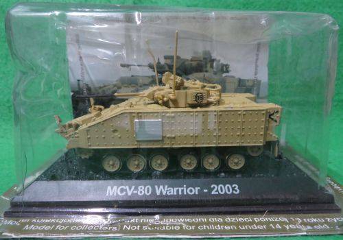 **AMERCOM COLLECTION**MCV-80 WARRIOR - 2003**SEALED BLISTER**